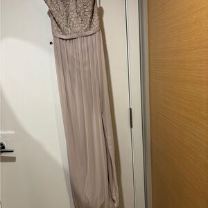 David's Bridal Blush Gown